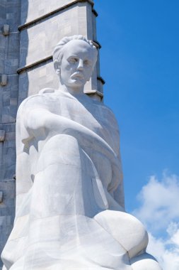 Havana'da devrim Meydanı'nda Jose Marti anıt