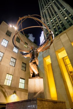 Atlas heykeli Zen New York Rockefeller Center