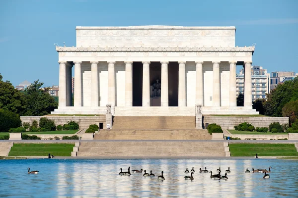 Меморіал Лінкольна в Вашингтон округ Колумбія. — стокове фото