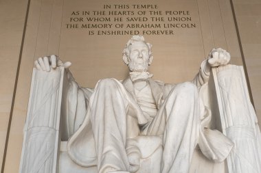 Abraham Lincoln Lincoln Memorial Washington heykeli