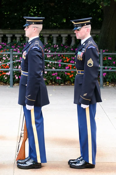 Changing of the guard at the Tomb of the Unknown Soldier at Arli — Stock Photo, Image