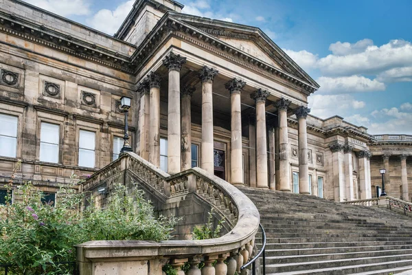 Liverpools Centrumbibliotek Det Historiska George Quarter — Stockfoto