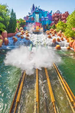 su bazlı ride, universal studios Islands macera