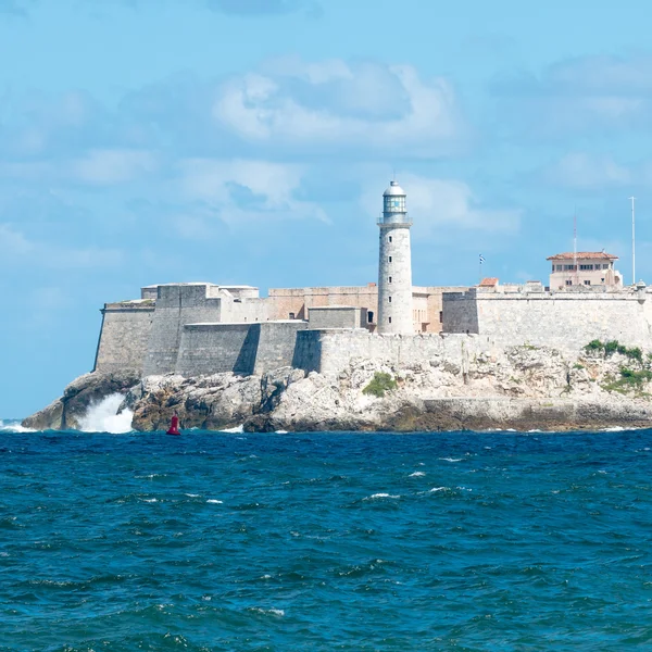 Il famoso castello di El Morro a L'Avana — Foto Stock