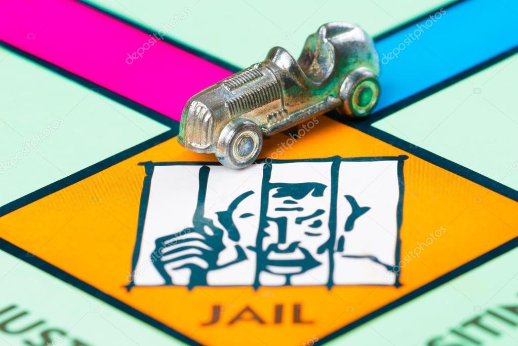 Go To Jail Monopoly Board