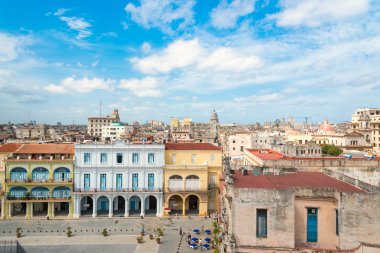 Şehir Havana yaz gününde