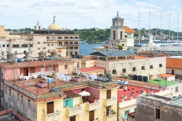 Havana with views over the bay — Stock Photo, Image