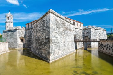 Eski Havana'da İspanyol castle