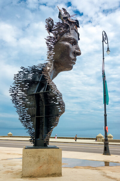 Art installation at the Havana Biennale