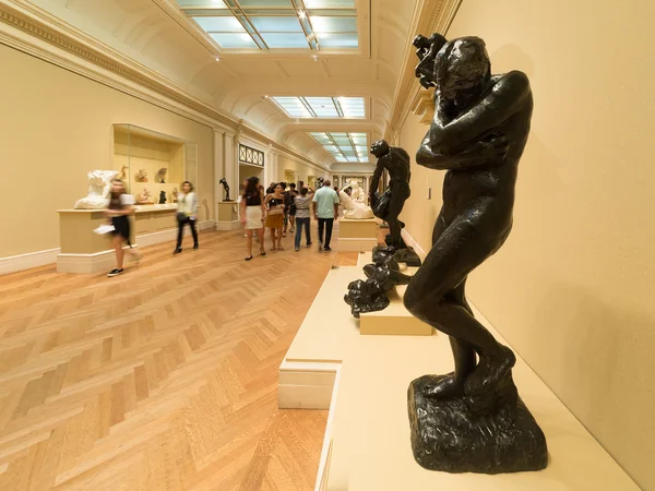 Auguste Rodin sculptures at The Met museum in New York — Stock Photo, Image