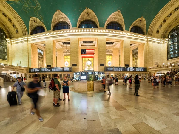 Belsejében a Grand Central Terminal New Yorkban — Stock Fotó