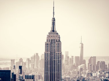 New York'taki Empire State binasının ön tarih ile