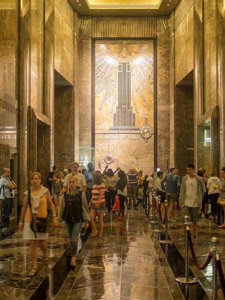 Lobby de l'Empire State Building à New York — Photo