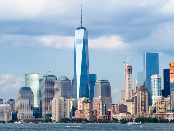 The New York City skyline — Stock Photo, Image