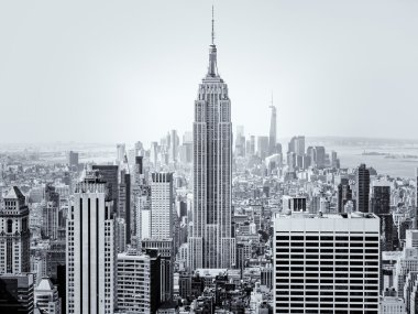 New York'taki Empire State binasının ön tarih ile