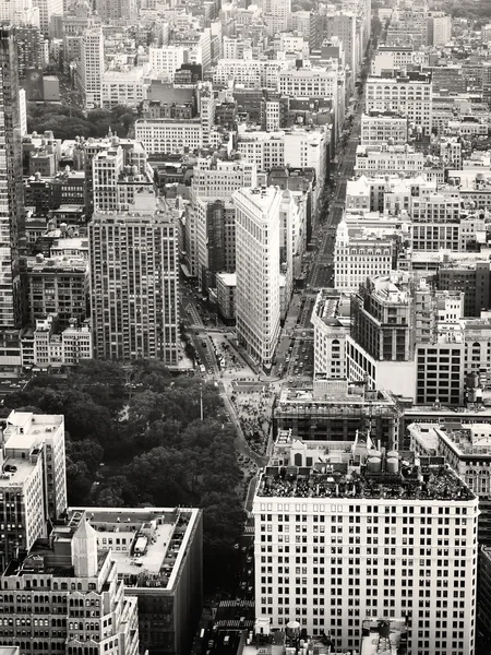 Zwart-wit weergave van midtown New York — Stockfoto