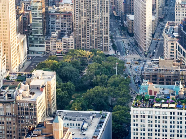 Miidtown Nueva York con Madison Square y el edificio Flatiron — Foto de Stock