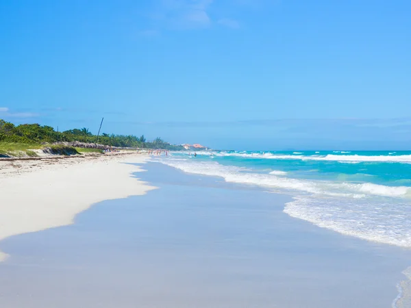 A gyönyörű tengerpart, Varadero, Kuba — Stock Fotó