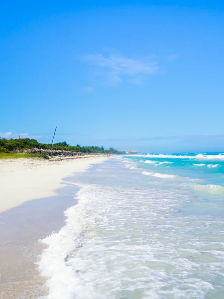 Krásná pláž varadero na Kubě — Stock fotografie