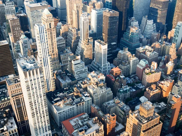 Aerial view of midtown New York City — Stock Photo, Image