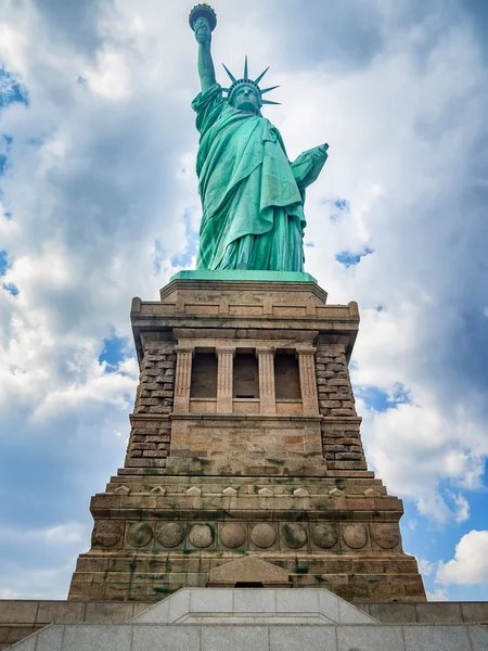 뉴욕 시에 있는 자유의 여신상 — 스톡 사진