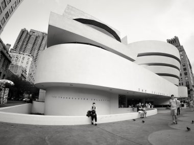 The Solomom R. Guggenheim Museum in New York City clipart
