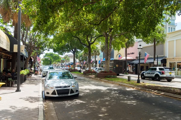 Boulevard Las Olas en Fort Lauderdale en Florida —  Fotos de Stock