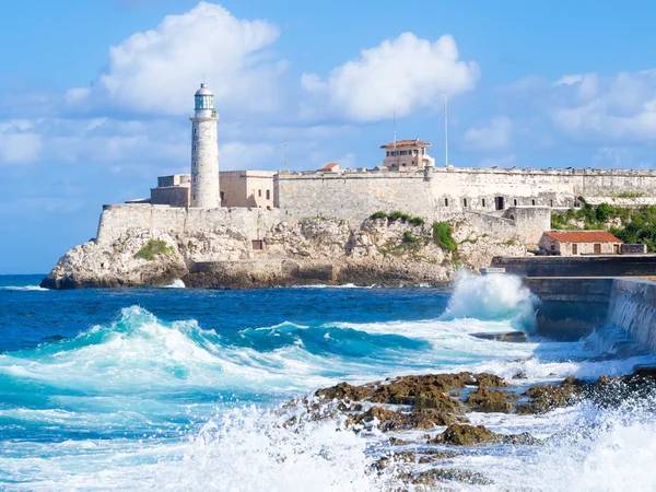 Havana'da el Morro Kalesi — Stok fotoğraf