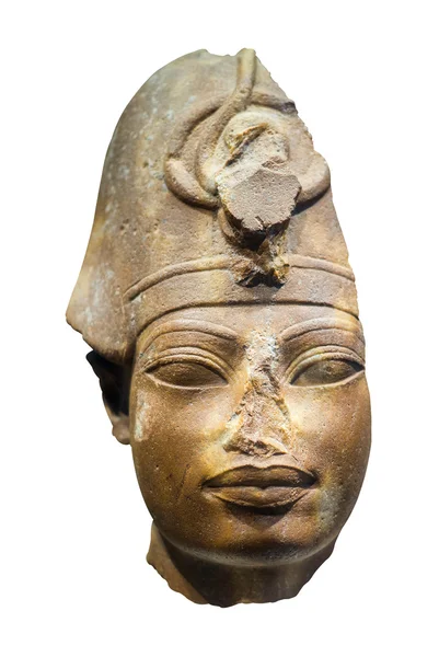 Head of an acient egyptian pharaoh — Stock Photo, Image