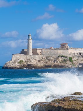 Kale ve deniz feneri El Morro Havana'da