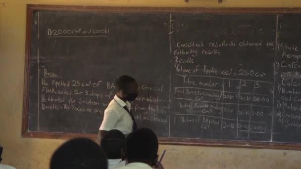 Unidentified Students Wearing Protective Masks Because Coronavirus Pandemic Maranatha High — Stock Video