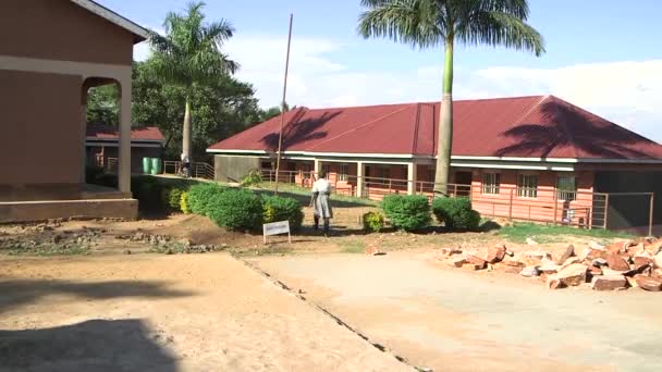 Здание Средней Школы Маранатха Кампале Столице Уганды Восточная Африка Ноябрь — стоковое видео
