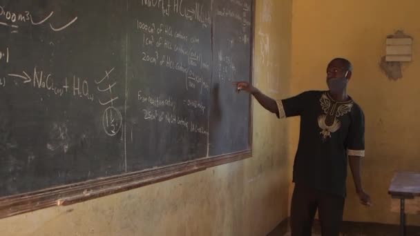 Doğu Afrika Nın Başkenti Kampala Daki Maranatha Lisesi Nde Kasım — Stok video