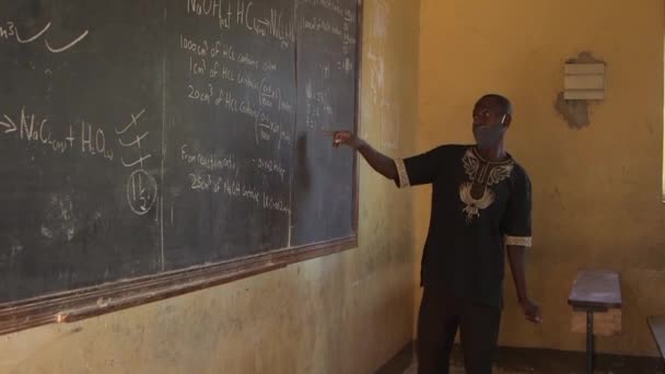 Doğu Afrika Nın Başkenti Kampala Daki Maranatha Lisesi Nde Kasım — Stok video