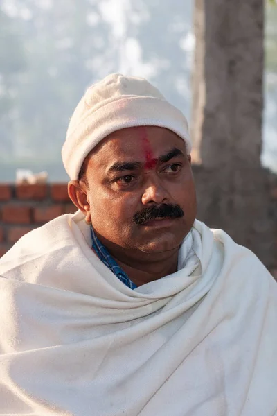 Raxaul India Uomo Indiano Non Identificato Raxaul Stato Del Bihar — Foto Stock
