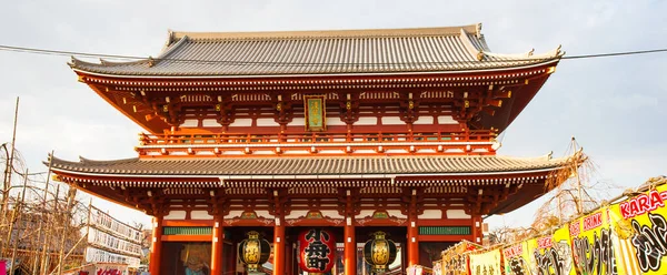 Pessoas Não Identificadas Templo Senso Março 2014 Tóquio Japão Templo — Fotografia de Stock