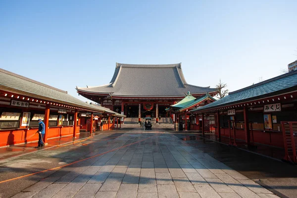 Toquio Japão Março Turistas Não Identificados Templo Senso Março 2014 — Fotografia de Stock