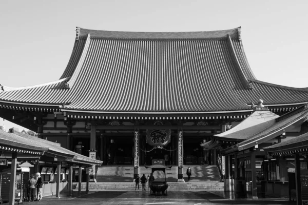 Tokyo Japon Mars Touristes Non Identifiés Temple Senso Mars 2014 — Photo