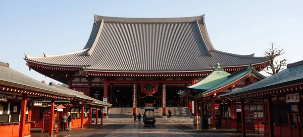 Tokio Japón Marzo Turistas Identificados Templo Senso Marzo 2014 Tokio — Foto de Stock