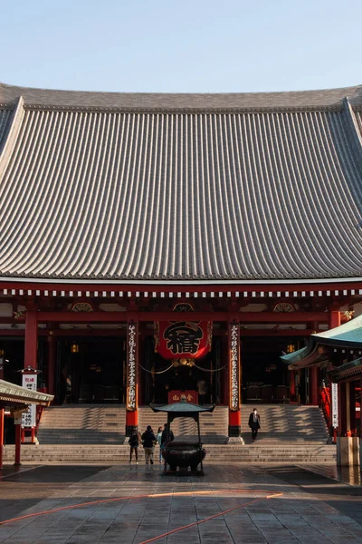 Toquio Japão Março Turistas Não Identificados Templo Senso Março 2014 — Fotografia de Stock