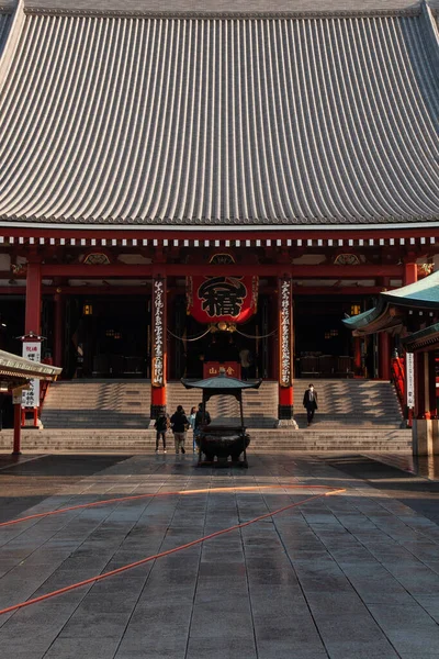 Tokyo Japan Mars Oidentifierade Turister Vid Senso Templet Den Mars — Stockfoto