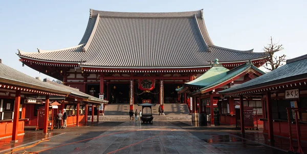 Tokyo Giappone Marzo Turisti Non Identificati Tempio Senso Marzo 2014 — Foto Stock