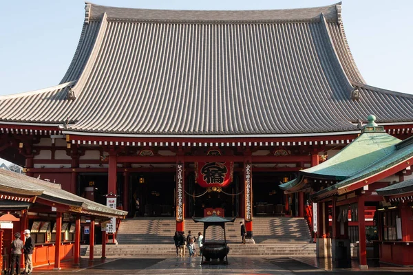Tokio Japón Marzo Turistas Identificados Templo Senso Marzo 2014 Tokio — Foto de Stock