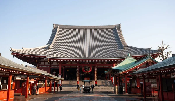 Tokyo Japan Mars Oidentifierade Turister Vid Senso Templet Den Mars — Stockfoto