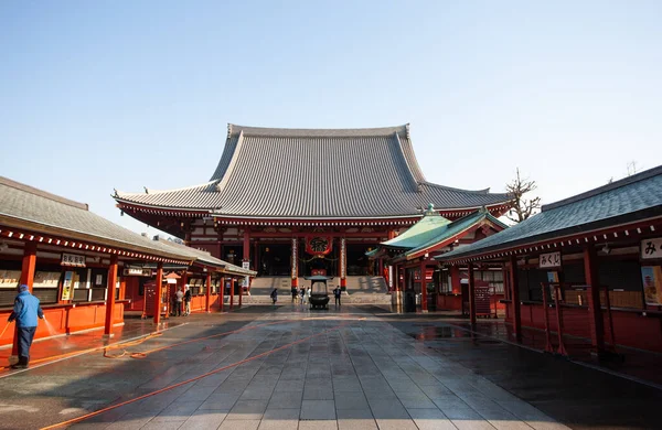 Tokio Japón Marzo Turistas Identificados Templo Senso Marzo 2014 Tokio —  Fotos de Stock