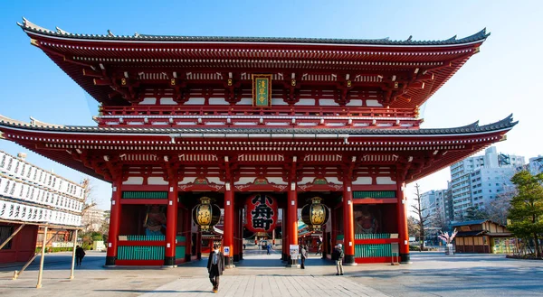 三地寺是2014年3月24日在日本东京麻生寺的一座建筑 三地寺是麻生寺的象征 也是日本最有名的寺庙之一 — 图库照片