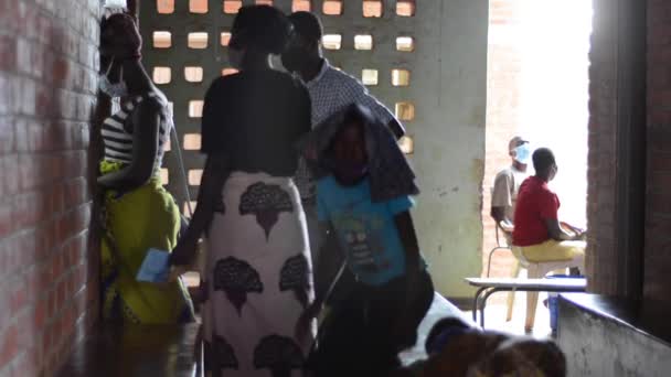 Unidentified People Siyaludzu Health Center Balaka District Hospital Balaka Southern — Stock Video