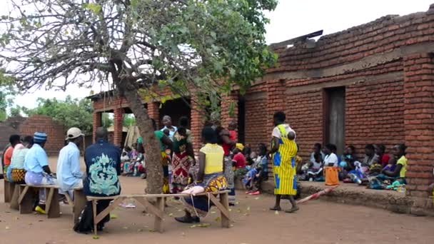 Lilongwe Malawi Aralık 2020 Nanjiri Bir Sağlık Çalışanının Sunumunu Dinleyen — Stok video