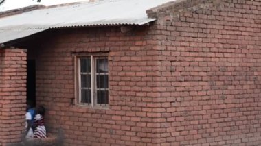 Nanjiri 'deki okul binası, Lilongwe, Malawi' nin dışında.