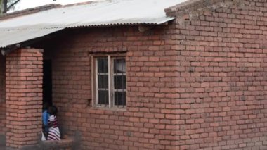 Nanjiri 'deki okul binası, Lilongwe, Malawi' nin dışında.